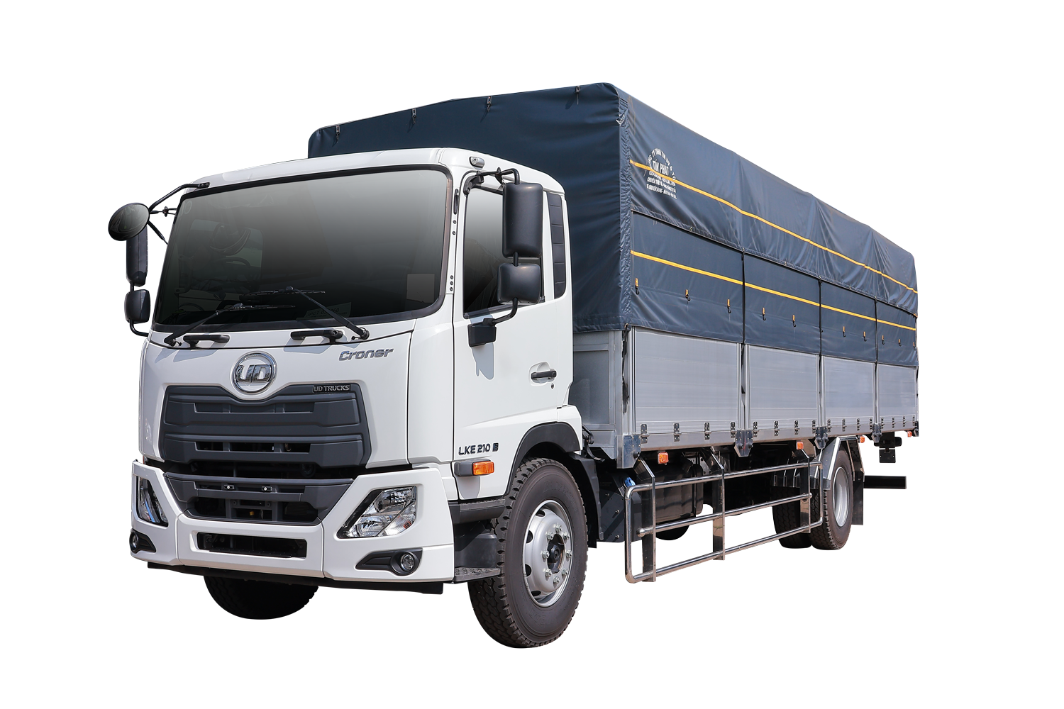 XE TẢI UD TRUCKS LKE 210 THÙNG MUI BẠT 8.6M WB6000 TP